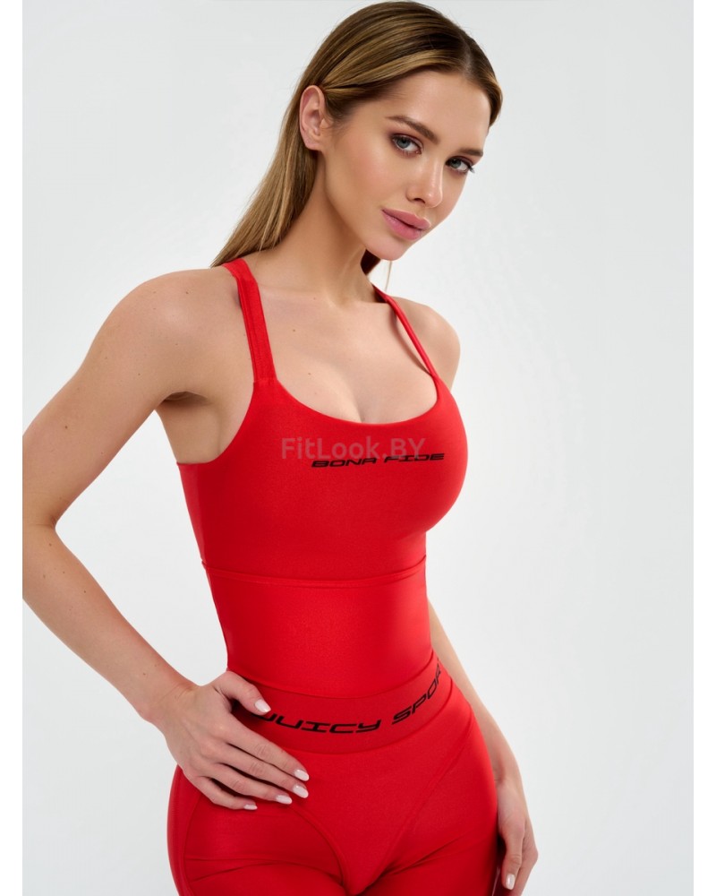 Майка-топ Bona Fide: Grace Top "Juicy Red"