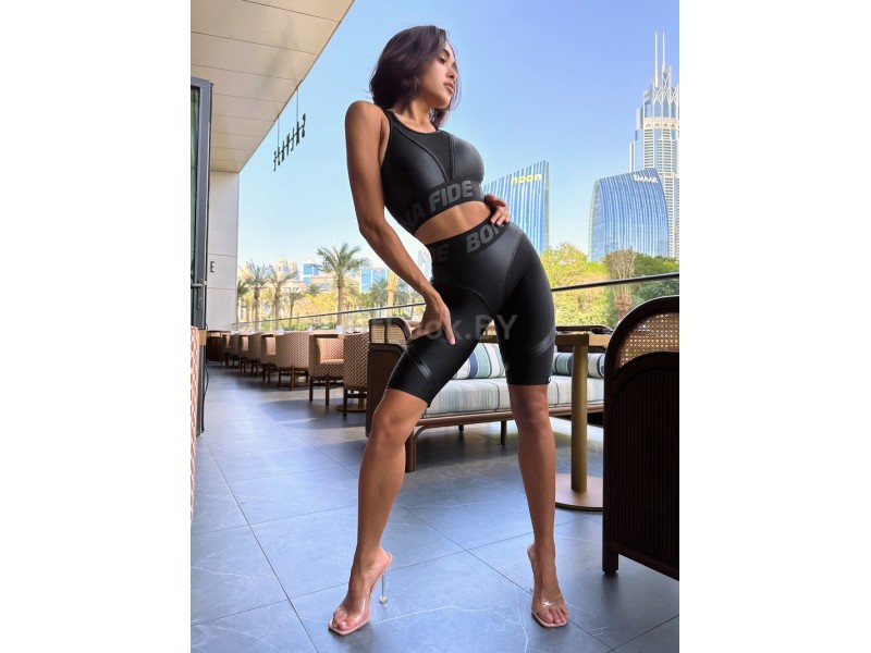 Велосипедки Bona Fide: Bona Cycling Extra Sex-Push Up LYC "Black"