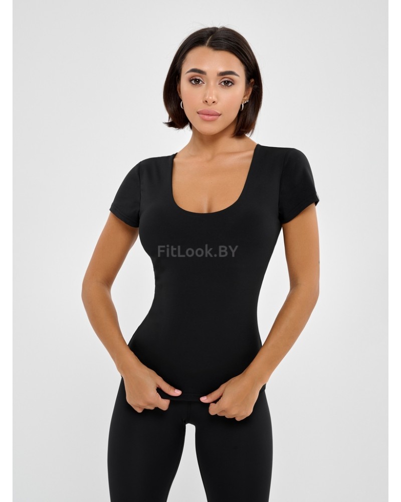 Футболка c топом Bona Fide: Bra T-shirt Black