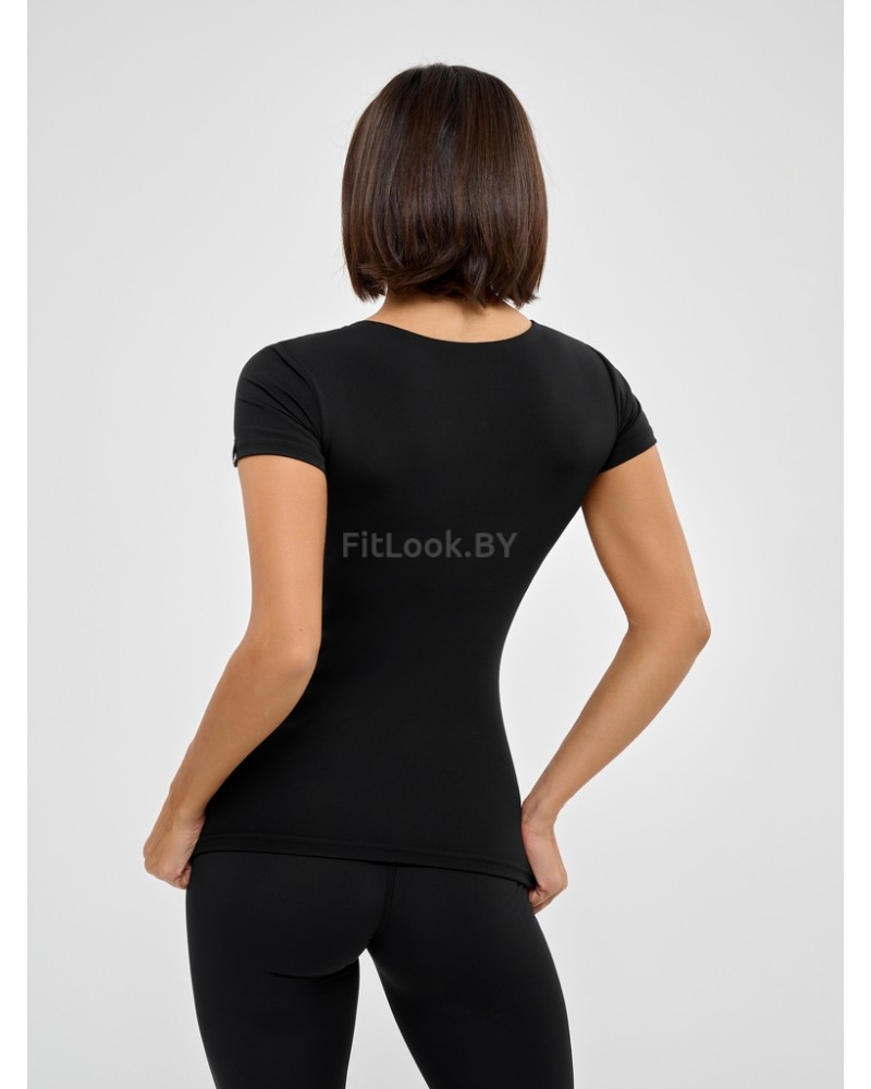 Футболка c топом Bona Fide: Bra T-shirt Black