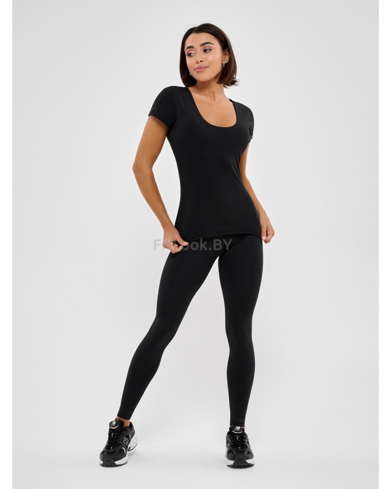 Футболка c топом Bona Fide: Bra T-shirt Black