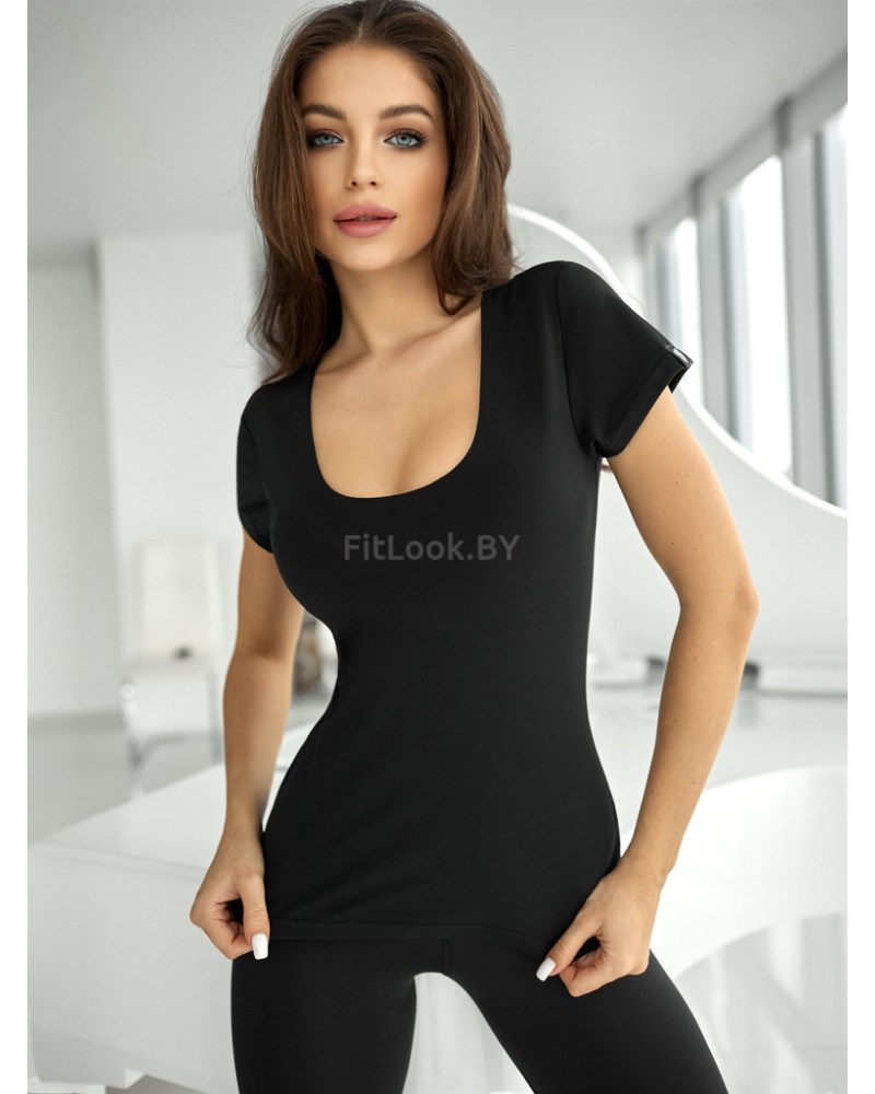 Футболка c топом Bona Fide: Bra T-shirt Black