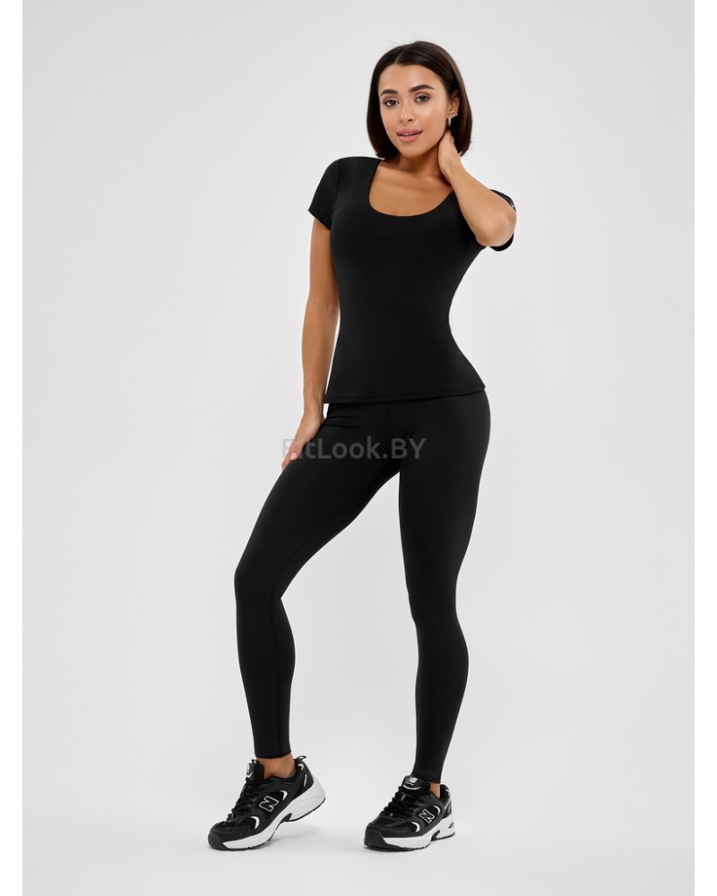 Футболка c топом Bona Fide: Bra T-shirt Black