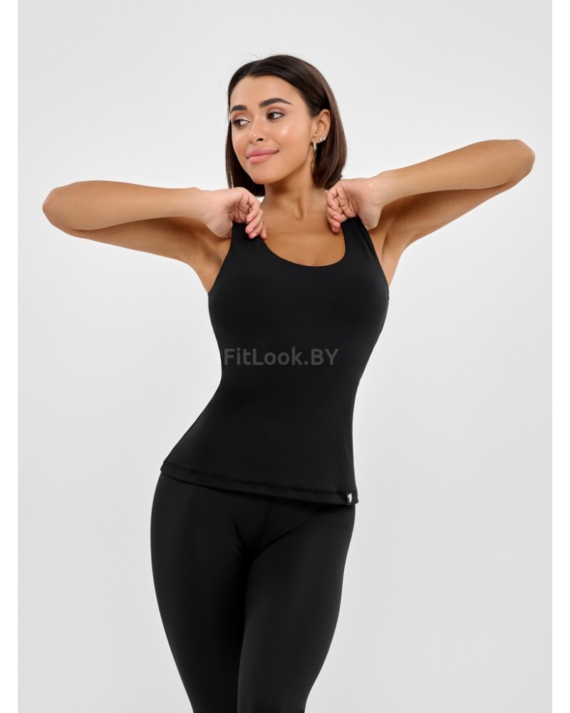 Майка с топом Bona Fide: Bra Vest Black