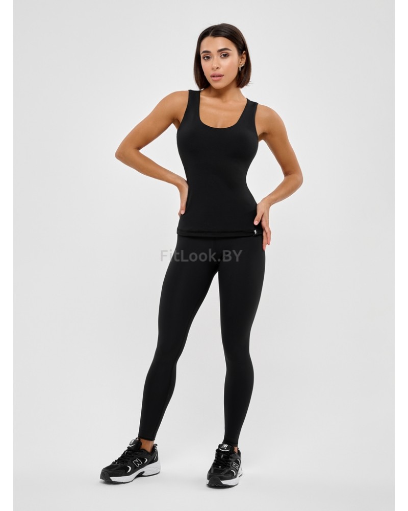Майка с топом Bona Fide: Bra Vest Black
