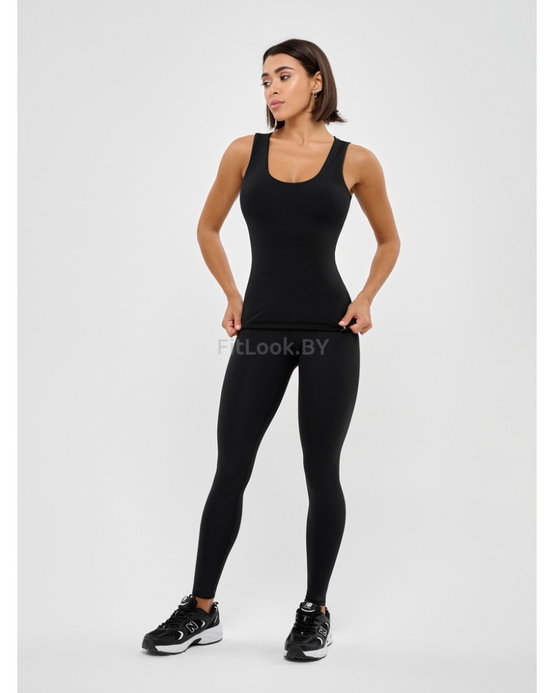 Майка с топом Bona Fide: Bra Vest Black