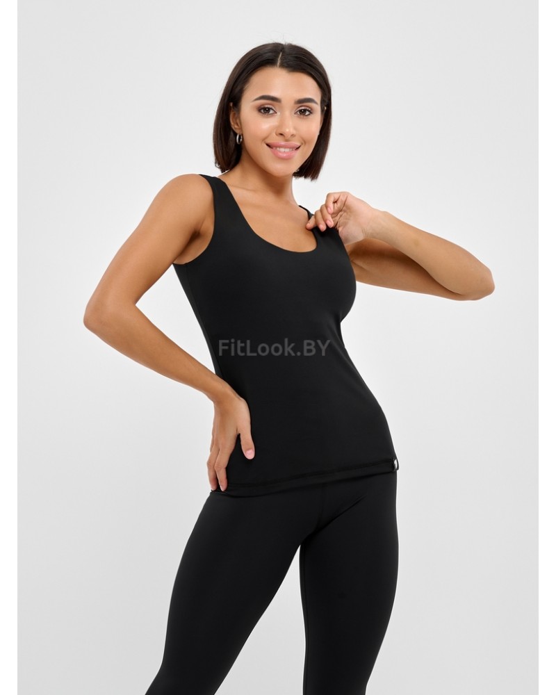 Майка с топом Bona Fide: Bra Vest Black