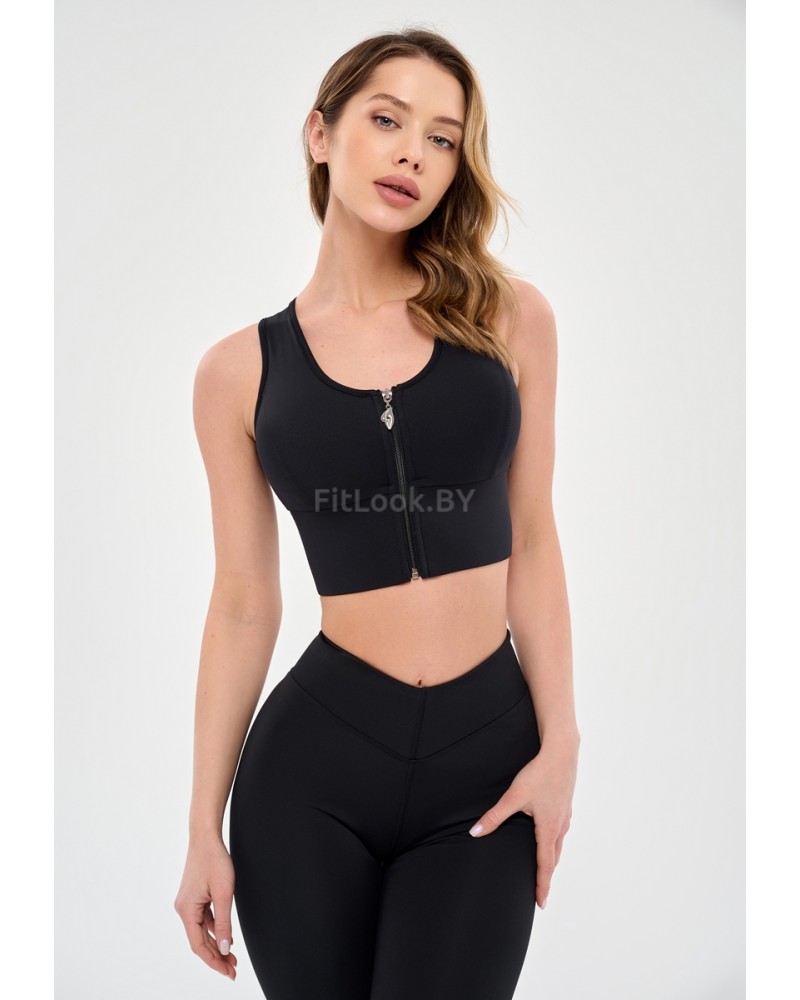 Топ Bona Fide Top Go Zip "Black"