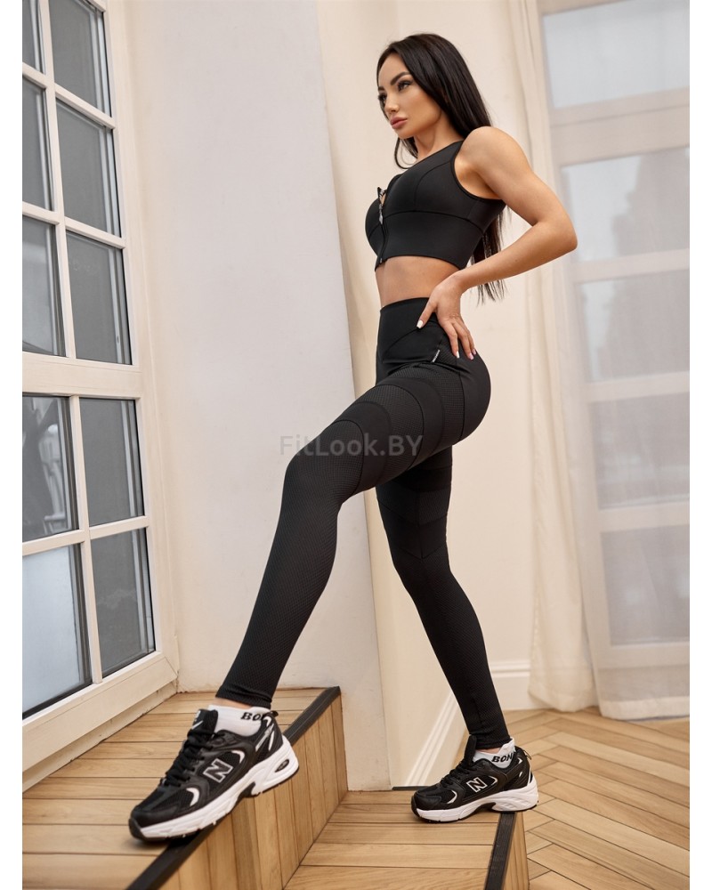Топ Bona Fide Top Go Zip "Black"