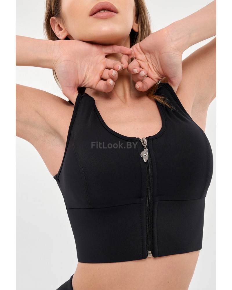 Топ Bona Fide Top Go Zip "Black"