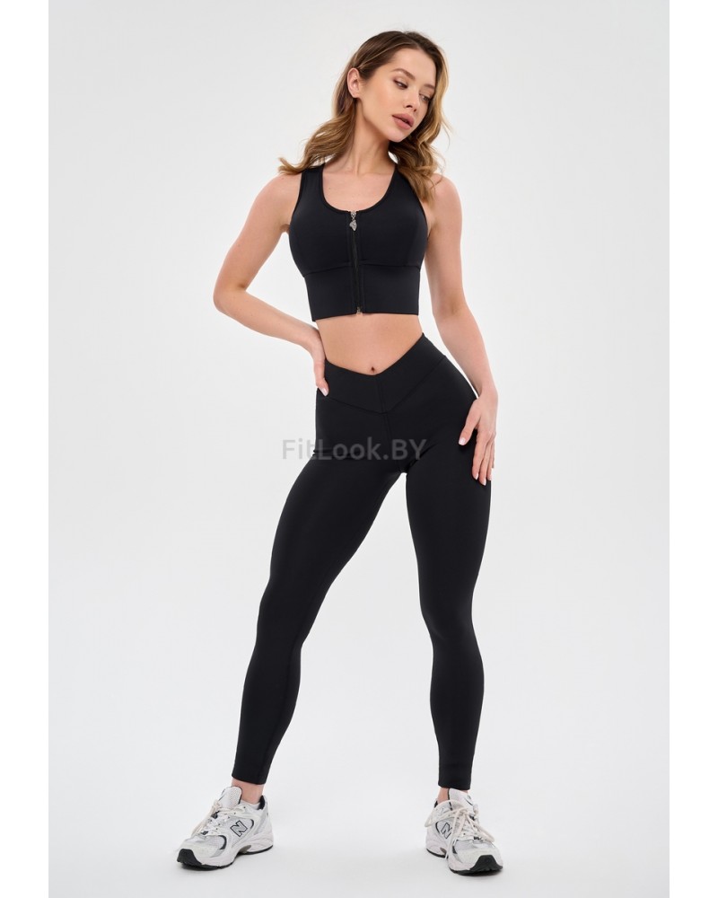 Топ Bona Fide Top Go Zip "Black"