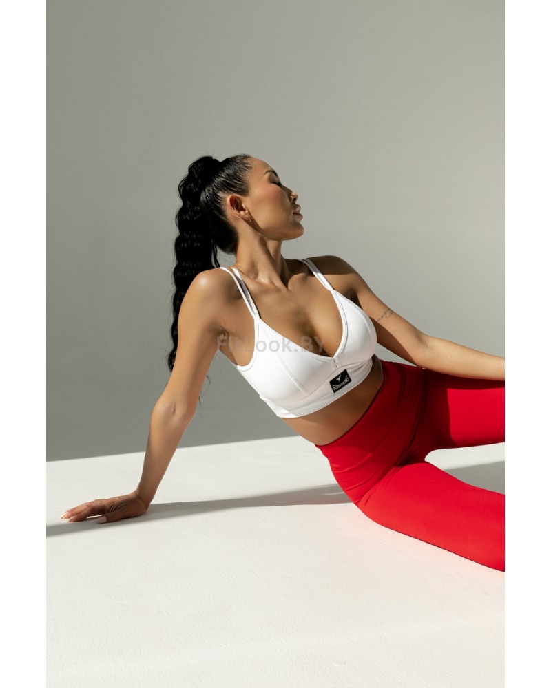 Красные укороченные лосины-капри Forstrong Capri Red