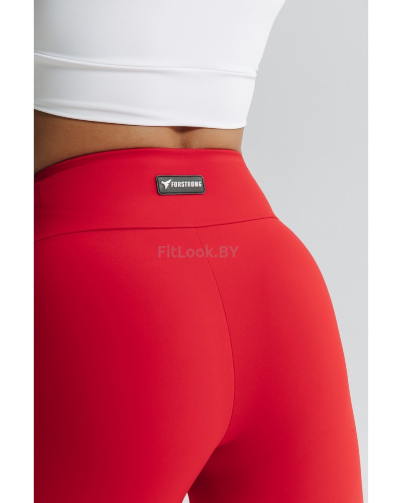 Красные укороченные лосины-капри Forstrong Capri Red