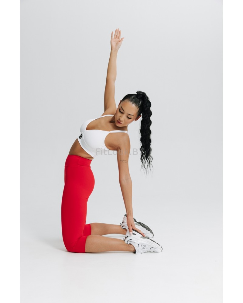 Красные укороченные лосины-капри Forstrong Capri Red