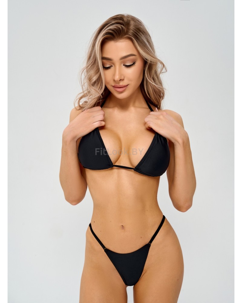 Лиф Bona Fide: Tie top bikini "Black"