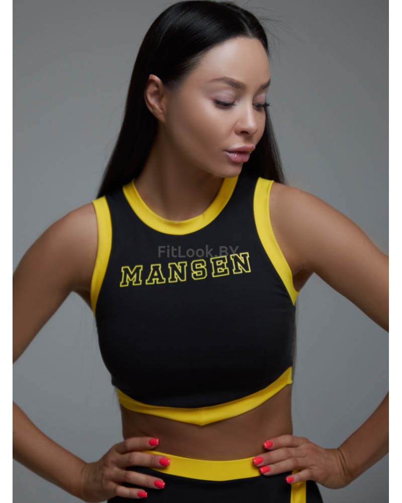 Топ Cheerleading Black