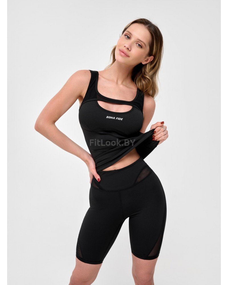 Майка Bona Fide Shape Bra-shirt "Black"