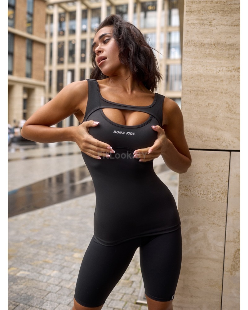 Майка Bona Fide Shape Bra-shirt "Black"