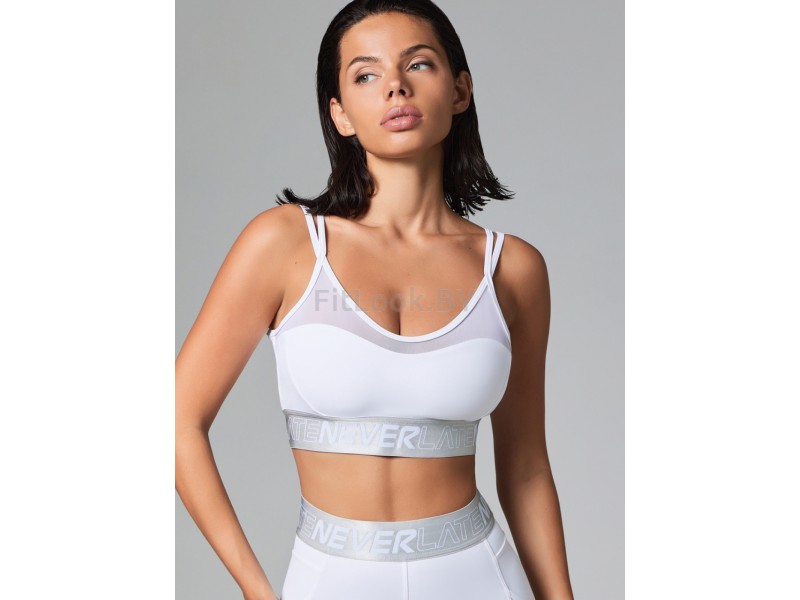 Топ NEVERLATE White Mesh 