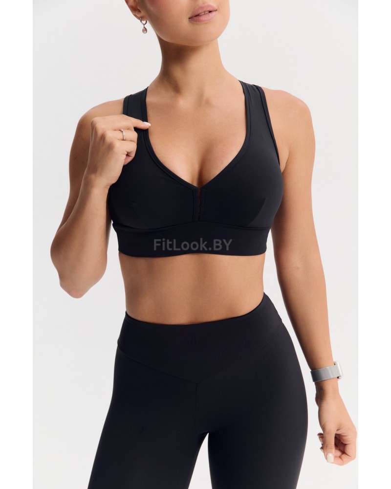 Топ для фитнеса Forstrong Flora Black