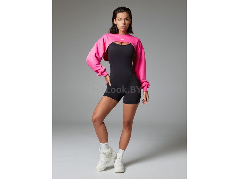 Свитшот NEVERLATE Ultra Crop Pink