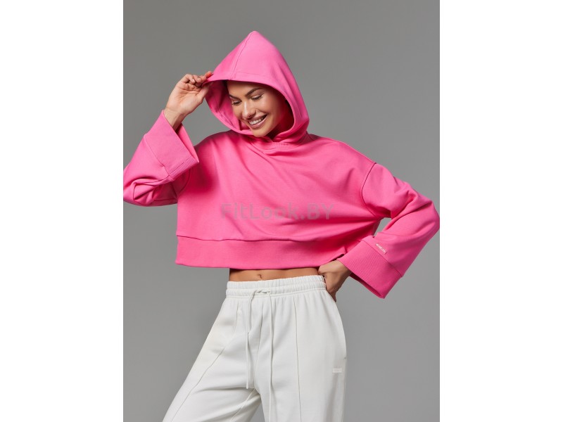 Кроп худи Neverlate Oversize Pink 944.2