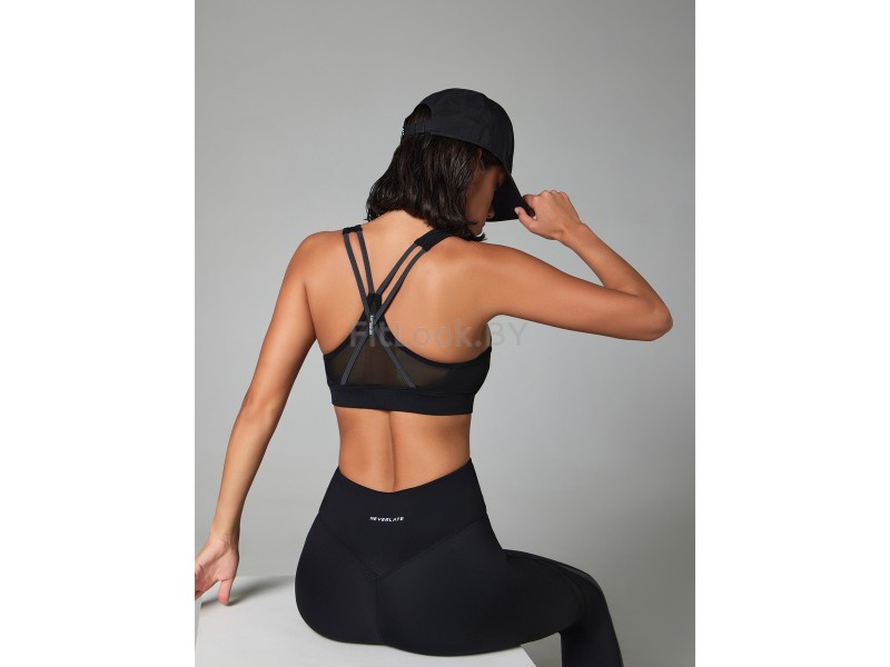 Топ-бра Neverlate Cross Bra Black 974.1