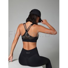 Топ-бра Neverlate Cross Bra Black 974.1