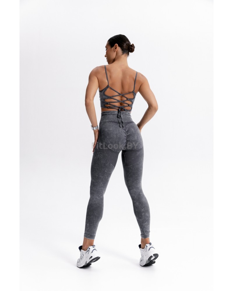 Бесшовные лосины Forstrong Reform Black Denim