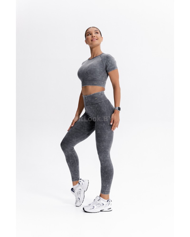 Бесшовные лосины Forstrong Reform Black Denim