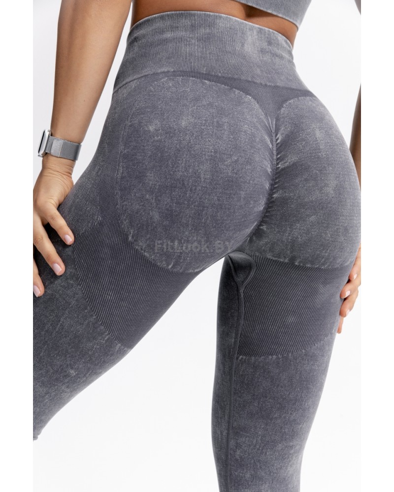 Бесшовные лосины Forstrong Reform Black Denim