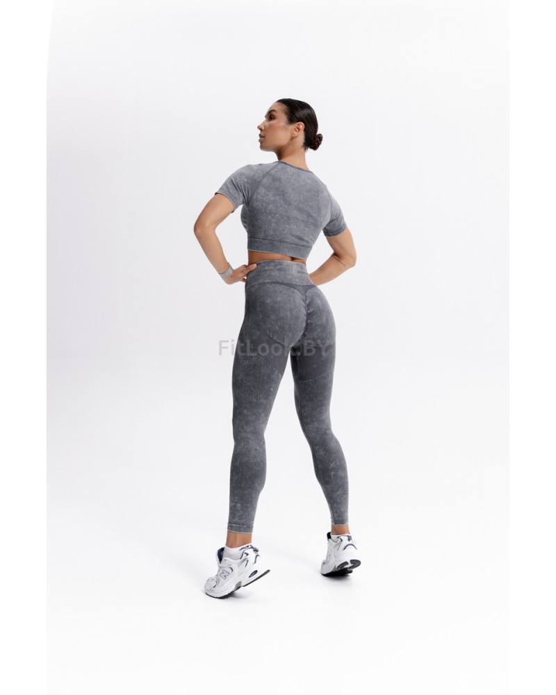 Бесшовные лосины Forstrong Reform Black Denim