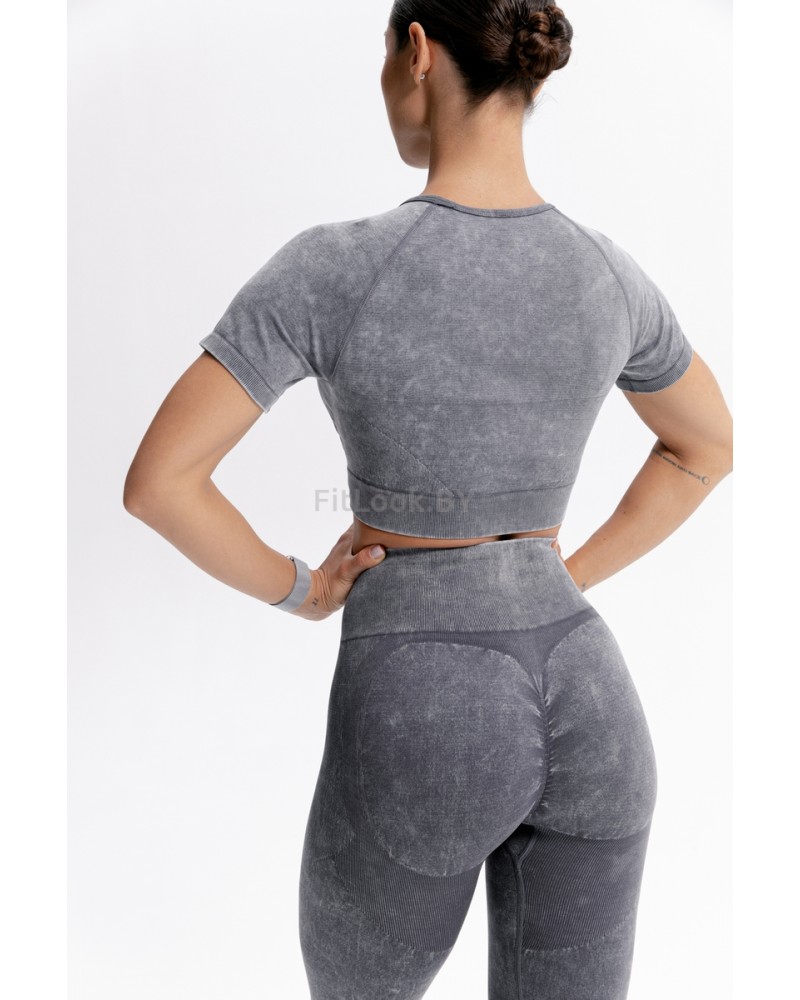 Бесшовные лосины Forstrong Reform Black Denim