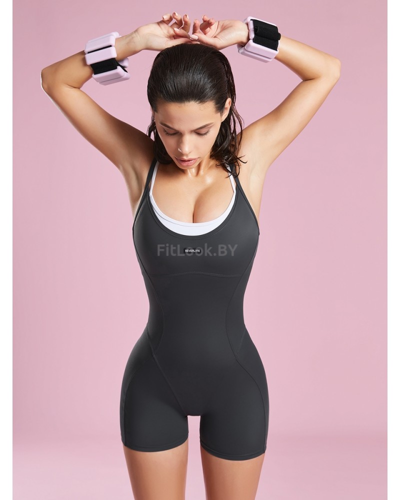 Женский моделирующий комбинезон  c имитацией топа Neverlate BodySuit 