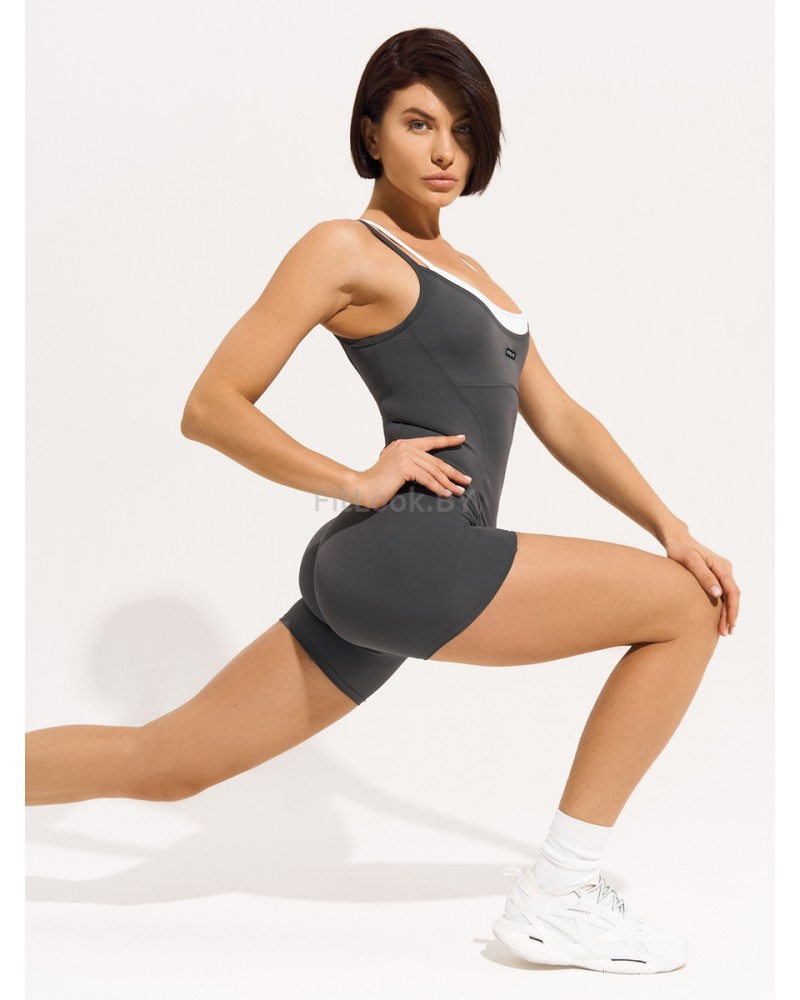 Женский моделирующий комбинезон  c имитацией топа Neverlate BodySuit 