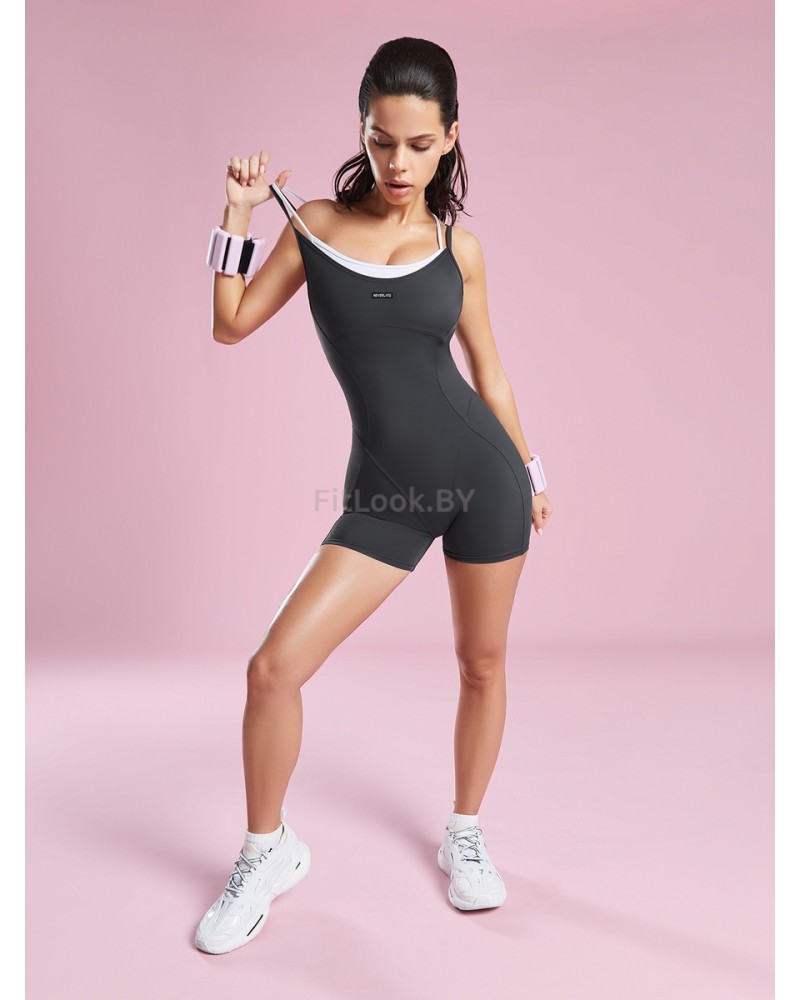 Женский моделирующий комбинезон  c имитацией топа Neverlate BodySuit 