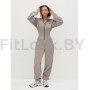 Утепленный комбинезон из флиса с иммитацией корсета
