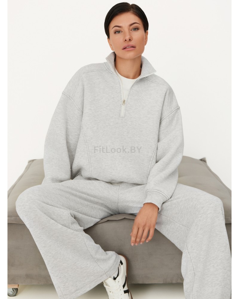 Брюки оверсайз Neverlate Sport Casual Melange