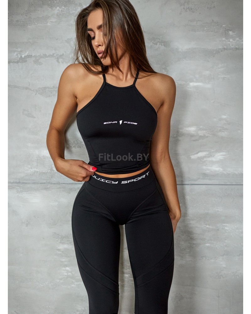 Майка-топ Bona-Fide Sporty Top Juicy Black