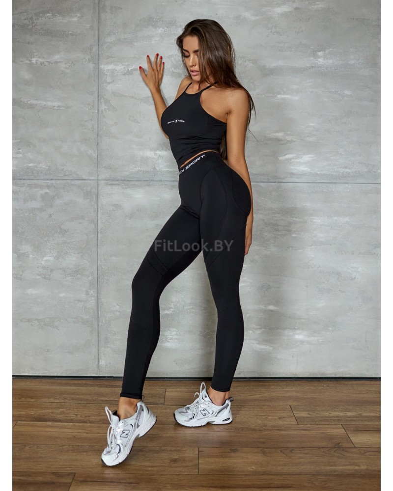 Майка-топ Bona-Fide Sporty Top Juicy Black