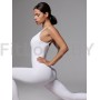 Моделирующий комбинезон на бретелях Neverlate Aerobics Classic White