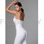 Моделирующий комбинезон на бретелях Neverlate Aerobics Classic White