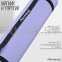 Коврик для фитнеса и йоги ONLYTOP, нескользящий, 183×61×0.6 см, цвет серый/фиолетовый