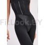 Комбинезон для фитнеса Corset Long Black  с фиксатором