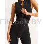 Комбинезон для фитнеса Corset Long Black  с фиксатором