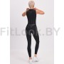 Комбинезон для фитнеса Corset Long Black  с фиксатором