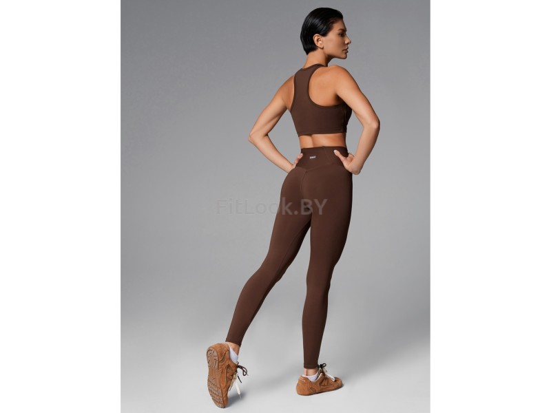 Леггинсы Classic HighBelt NEVERLATE Brown