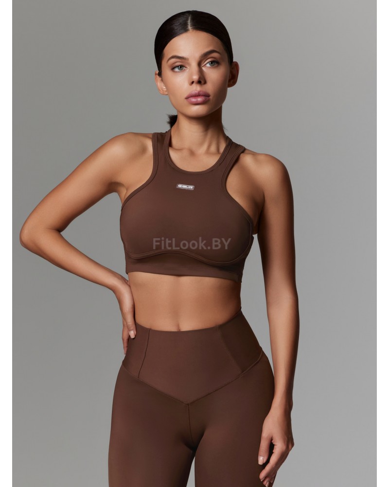 Спортивный топ-бра Neverlate Brownie