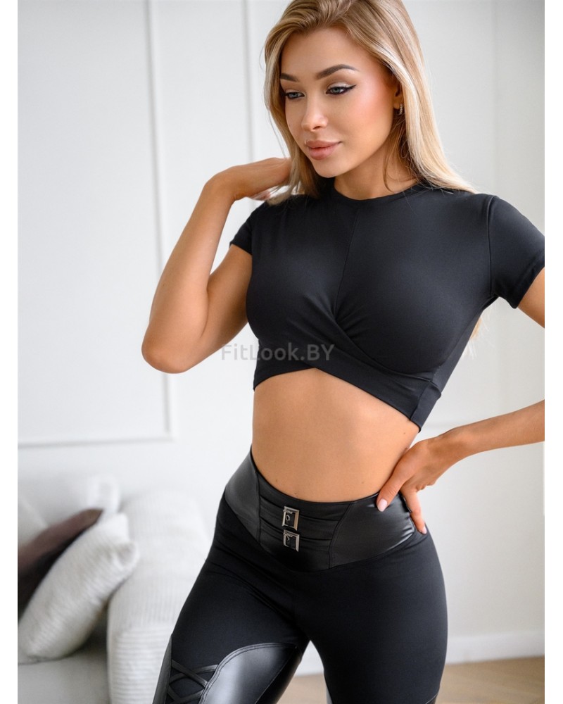 Топ  Bona Fashion: TiedUpTop "Black Blaze"