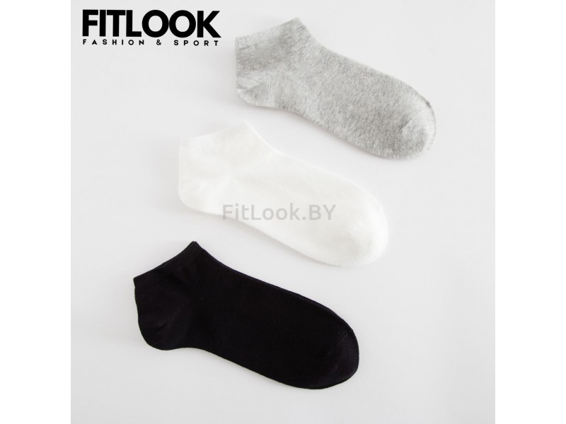 Носки укороченные ( набор 3 пары)  размер 36-39 (23-25 см)